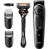Braun BeardTrimmer 5 BT5342, Bartschneider schwarz/grau