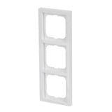 Busch-Jaeger Rahmen dreifach future linear, Plattform 63, Unterputzmontage, Kunststoff, glänzend weiß (glänzend), Retail