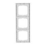 Busch-Jaeger Rahmen dreifach future linear, Plattform 63, Unterputzmontage, Kunststoff, glänzend weiß (glänzend), Retail