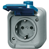 Busch-Jaeger Steckdose 2300 EWSI blau, Retail