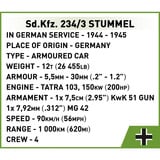 COBI Sd.Kfz. 234/3 Stummel, Konstruktionsspielzeug Maßstab 1:35