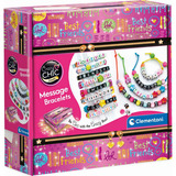 Clementoni Crazy Chic - Spruch-Armbänder, Basteln 