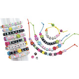 Clementoni Crazy Chic - Spruch-Armbänder, Basteln 