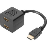 Digitus HDMI Y-Verteilerkabel, Y-Kabel schwarz