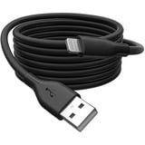 Digitus USB 2.0 Silikon-Kabel USB-A > Lightning, MFI zertifiziert schwarz, 1 Meter, PD, Laden mit bis zu 12 Watt
