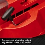 EINHELL Professional Akku-Rasenmäher RASARRO 36/38, 36Volt (2x18V) rot/schwarz, 2x Li-Ionen Akku 4,0Ah