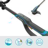 GARDENA Akku-Rasentrimmer PowerTrim 30/18V P4A grau/türkis, Li-Ion Akku 4Ah, POWER FOR ALL ALLIANCE