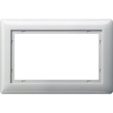 Gira Abdeckrahmen 1 1 zweifach, Abdeckung weiß, Retail