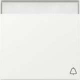 Gira Wippe mit Symbol und Beschriftungsfeld Klingel weiß, Retail