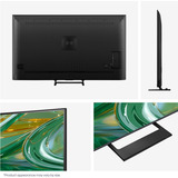 Hisense ULED 50E8S MiniLED, QLED-Fernseher 126 cm (50 Zoll), schwarz/dunkelgrau, UltraHD/4K, Triple Tuner, Subwoofer, 144Hz Panel