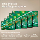 Hisense ULED 50E8S MiniLED, QLED-Fernseher 126 cm (50 Zoll), schwarz/dunkelgrau, UltraHD/4K, Triple Tuner, Subwoofer, 144Hz Panel