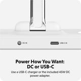 Hyper HyperJuice Next Qi2 4-in-1 Magnetische Ladestation weiß/silber