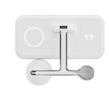 Hyper HyperJuice Next Qi2 4-in-1 Magnetische Ladestation weiß/silber