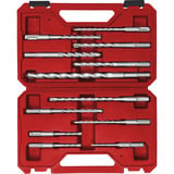 KWB Hammerbohrer-Satz SDS-plus, 12-teilig rot, Ø 5-14mm, Transportkoffer