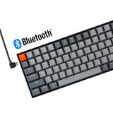 Keychron K4 Version 2, Gaming-Tastatur schwarz/grau, DE-Layout, Gateron Red, Hot-Swap, Aluminiumrahmen, RGB