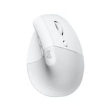 Logitech Lift für Mac, Maus weiß, Bluetooth, kompatibel mit macOS und iPadOS