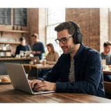 Medion Life HX-1 Plus ANC Over-Ear-Kopfhörer schwarz, Bluetooth, Feed Forward Noise Cancelling