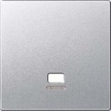 Merten Zentralplatte Zugschnur mit Kontrollfenster aluminium, Retail