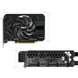 Palit GeForce RTX 4060 StormX, Grafikkarte DLSS 3, 3x DisplayPort, 1x HDMI 2.1