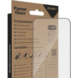 PanzerGlass Bildschirmschutz Ultra-Wide Fit, Schutzfolie transparent, iPhone 14 Pro Max