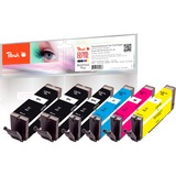 Peach Tinte Spar Pack Plus PI100-303 kompatibel zu Canon PGI-570XL, CLI-571XL 