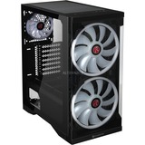 RAIJINTEK SILENOS PRO, Tower-Gehäuse schwarz, Version mit ARGB-Lüfter, Tempered Glass