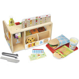 Spin Master Melissa & Doug - Slice & Stack Sandwich Theke, Spielküche 