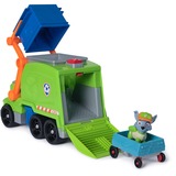 Spin Master Paw Patrol - Extragroßer Recycling-Truck mit Rocky Spielfigur und Verwandlungsfunktion, Spielfahrzeug 