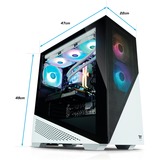 Thermaltake Hyperion V2 Snow, Gaming-PC weiß/transparent, Windows 11 Home 64-Bit