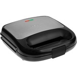 Tristar 3-in-1 Sandwichmaker SA-3071 schwarz/edelstahl, 750 Watt, mit 3 Platten-Sets