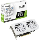 ASUS GeForce RTX 3060 Ti DUAL WHITE, Grafikkarte 3x DisplayPort, 1x HDMI 2.1