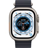 Apple Watch Ultra, Smartwatch nachtblau, 49 mm, Ocean Armband, Titangehäuse, Cellular