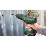 Bosch Akku-Schlagbohrschrauber EasyImpact 18V-40 grün/schwarz, 2x Li-Ionen Akku 2,0Ah, Koffer, POWER FOR ALL ALLIANCE