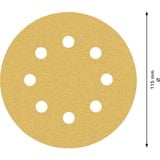 Bosch Expert C470 Schleifblatt, Ø 115mm, K80 5 Stück, für Exzenterschleifer
