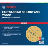 Bosch Expert C470 Schleifblatt, Ø 125mm, K400 Multilochung 5 Stück, für Exzenterschleifer