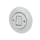 Busch-Jaeger Doppeltaster Einsatz Porzellan weiß, Retail