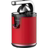 Cecotec Entsafter Xqueeze Retro Juice 600 Red, Zitruspresse edelstahl/schwarz, 600 Watt, direkter Saftauslauf