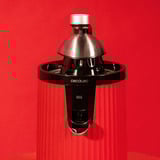 Cecotec Entsafter Xqueeze Retro Juice 600 Red, Zitruspresse edelstahl/schwarz, 600 Watt, direkter Saftauslauf