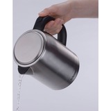 Cloer Touch Wasserkocher 4459 edelstahl (gebürstet)/schwarz, 1,7 Liter