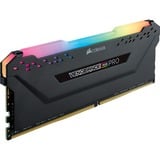 Corsair DIMM 16 GB DDR4-3600  , für AMD Optimiert , Arbeitsspeicher schwarz, CMW16GX4M1Z3600C18, Vengeance RGB PRO, INTEL XMP