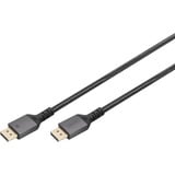 Digitus DisplayPort 1.4 Premium Anschlusskabel, UHD 8K schwarz/grau, 3 Meter