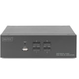 Digitus KVM-Switch DisplayPort 4x 1  schwarz, Dual Display