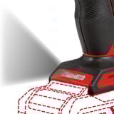 EINHELL Power X-Change Akku-Bohrschrauber TE-CD 18/40 Li BL - Solo, 18Volt rot/schwarz, ohne Akku und Ladegerät