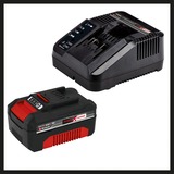 EINHELL Werkzeug-Set TE-TK 18/2 Li Kit rot/schwarz, Akku-Bohrschrauber und Akku-Winkelschleifer, Li-Ion-Akku 4,0Ah