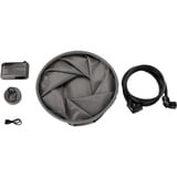 EcoFlow Wave 3 Duschkit, Duschpumpe und faltbarer Eimer schwarz, integrierter Akku