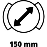 Einhell Polierhauben- / Schleifscheiben-Set, für CC-PO 1100/150 E, Schleif- / Poliermittel 150mm, 9-teilig