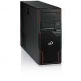 Fujitsu CELSIUS W520 Generalüberholt, PC-System schwarz/rot, Windows 10 Pro 64-Bit