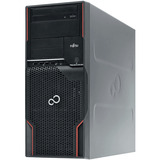 Fujitsu CELSIUS W520 Generalüberholt, PC-System schwarz/rot, Windows 10 Pro 64-Bit
