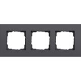 Gira Abdeckrahmen dreifach anthrazit, Retail