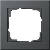 Gira Abdeckrahmen einfach bruchsicher aus Kunststoff, Thermoplast, Schutzart IP20 anthrazit, Retail